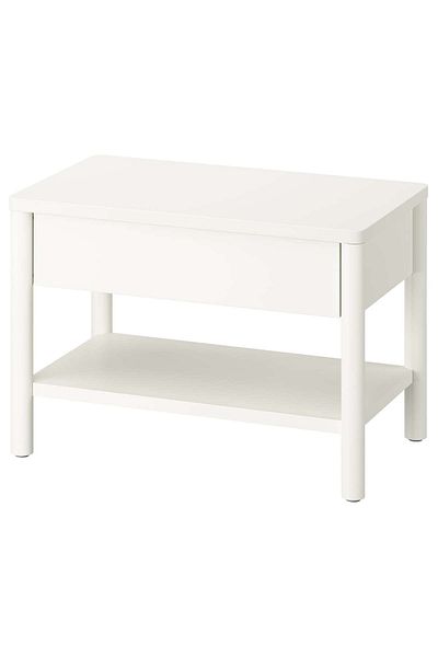 erorex Side table, off-white, 64x40 cm