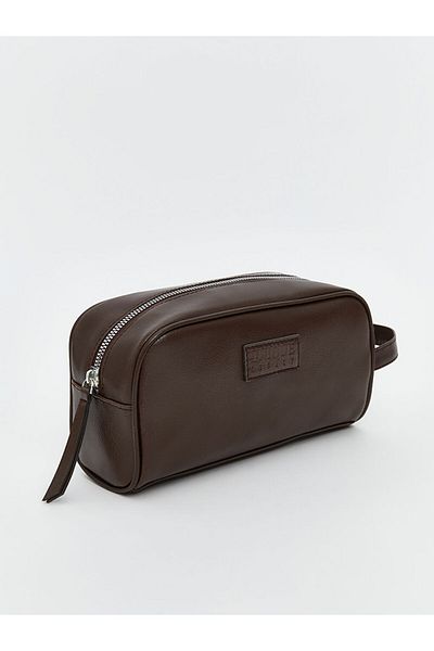 LC Waikiki Brown Leather Look Men's Handbag