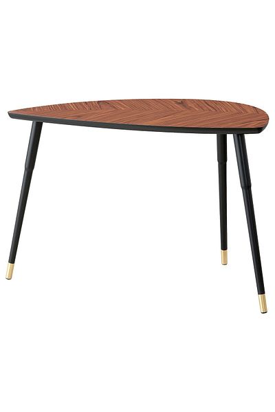 erorex Side table, medium brown, 77x39 cm