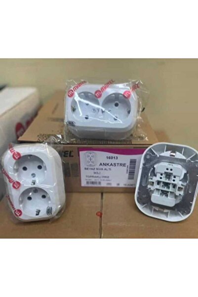 MAKEL Sıva Altı 2'li Elektrik Priz