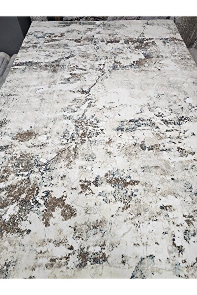 ANGORA HALI Angora Halı Massimo 8605C Beige/Turkuaz Modern Halı