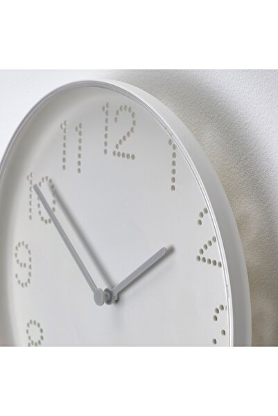 erorex Wall clock, white, 25 cm