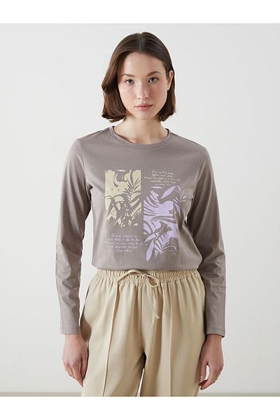 LC Waikiki Crew Neck Printed Women's T-Shirt
