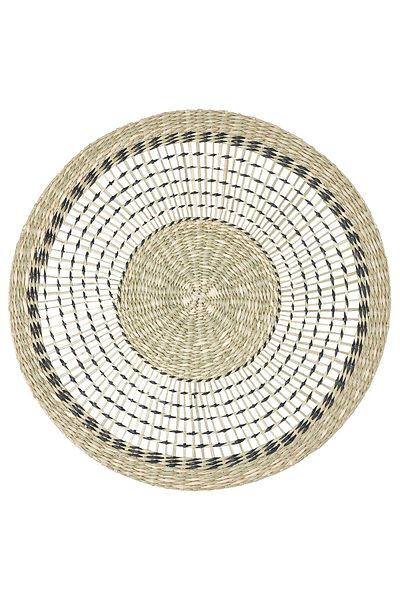 erorex Place mat, natural/sedge handmade, 37 cm