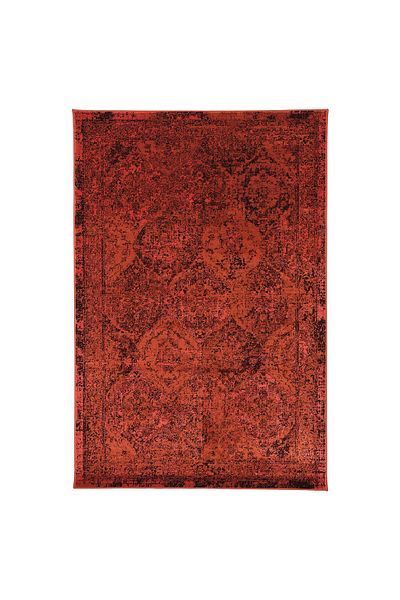 erorex Rug, low pile, red, 133x195 cm