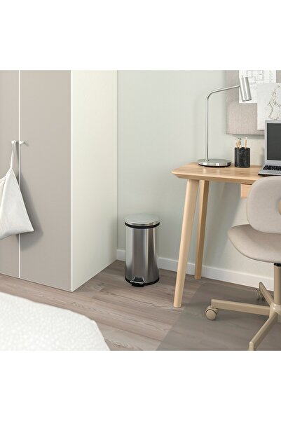 erorex Pedal bin, stainless steel, 12 l