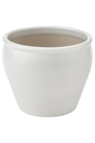 erorex وعاء نباتات، داخلي/خارجي/أبيض، 15 سم