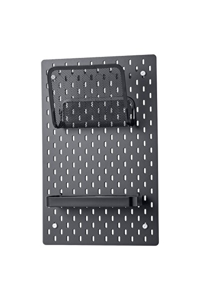 Generic Pegboard combination, black, 36x56 cm