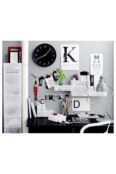 erorex Wall clock, black, 38 cm