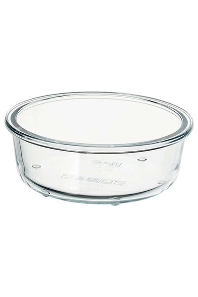 erorex Food container, round/glass, 400 ml