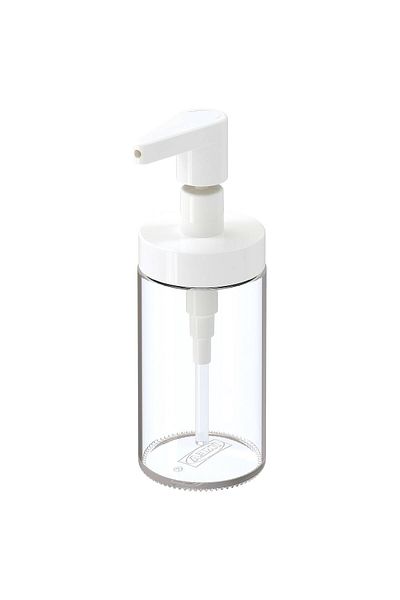 Biki Glass Soap Dispenser 200ml Modern Bathroom & Kitchen Accessory