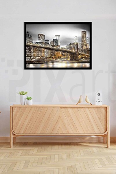 pixartsanat Işıklı Manzara 50x35 PixArt Sanat Elmas Mozaik Tablo Diamond Türkiye