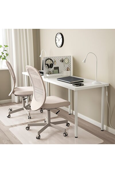 erorex Freestanding peg board, white, 56x37 cm