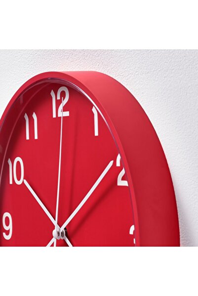 erorex Wall clock, red, 28 cm
