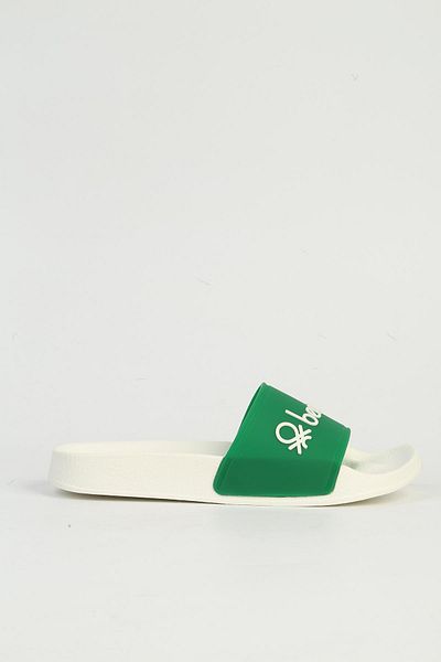 Benetton Bn-1442 Model Green Women's Slippers