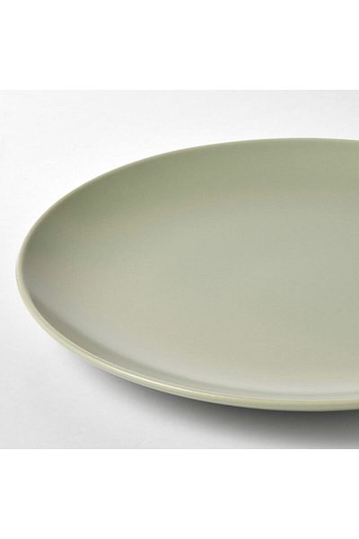 erorex Plate, matt green, 26 cm