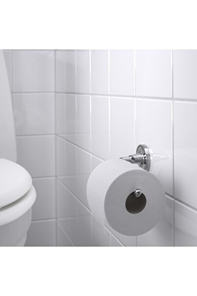 erorex Toilet roll holder, chrome effect