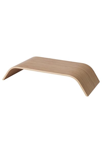 erorex Monitor stand, fixed height, bamboo veneer