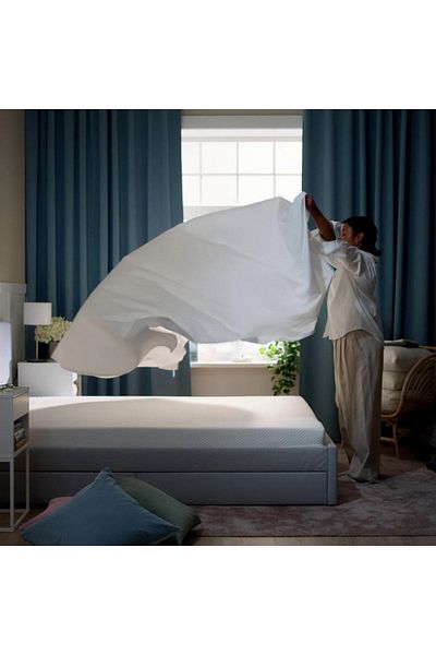 erorex Fitted sheet, white, 90x200 cm