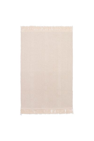 erorex Rug, flatwoven, unbleached, 55x85 cm