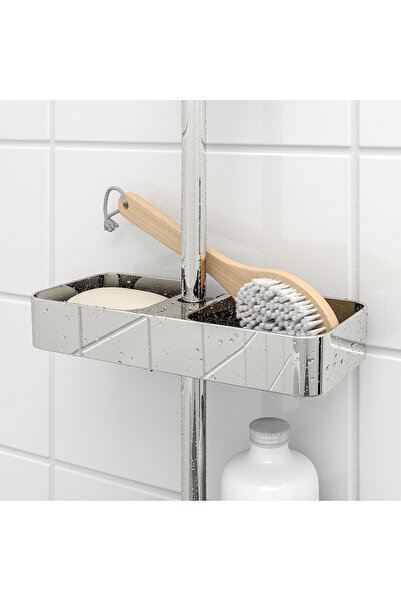 erorex Shower shelf, chrome-plated, 25x4 cm