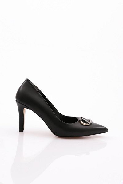 DGN Pantofi cu toc pentru femei model 1001 negri
