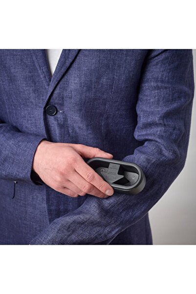 erorex Lint brush, black/light grey, 12x6x4 cm