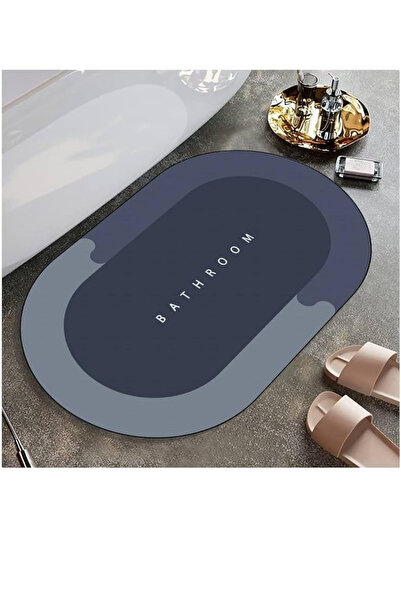 FORSEİ LUCA Covoraș oval absorbant de apă 40x60cm Covoraș pentru abluție cu bază anti-alunecare