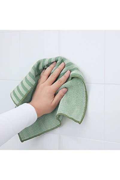 erorex Microfiber cloth, green blue/yellow, 28x28 cm