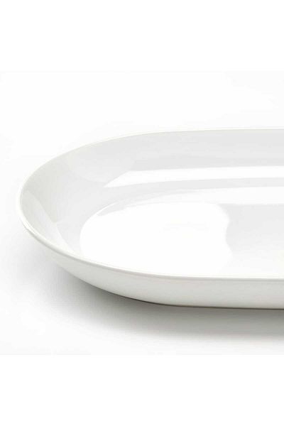 erorex Serving plate, white, 36x22 cm