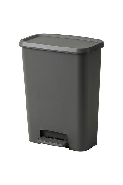 erorex Pedal bin, dark grey, 50 l