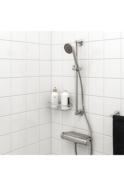 erorex Riser rail with handshower kit, chrome-plated