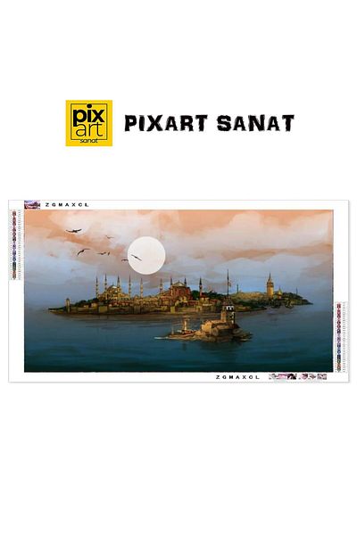 pixartsanat Istanbul 50X26 Pixart Art Diamond Mosaic Painting Diamond Türkiye