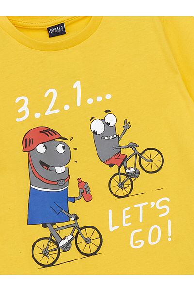 LC Waikiki New Season Crew Neck Boy's T-Shirt - S5H610Z4
