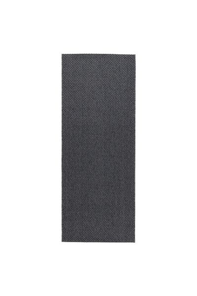 erorex Rug flatwoven, in/outdoor, dark grey, 80x200 cm