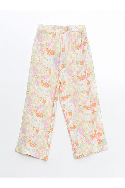LC Waikiki New Season Girls' Loose Trousers with Elastic Waist - S5Ma94Z1