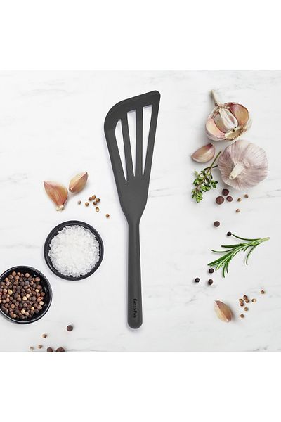 Greenpan Gray Silicone Fish Spatula