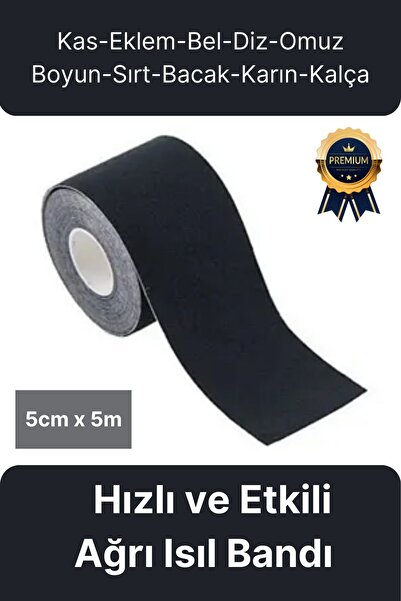 Svein Hızlı Etkili Siyah Bel Diz Omuz Boyun Sırt Bacak Kas Eklem Kinezyo Ağrı...