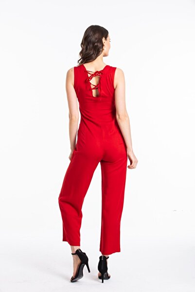 Pitti Women's Red Jumpsuit 40205