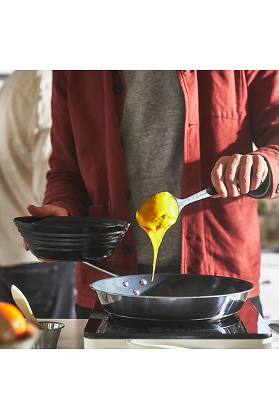 erorex Frying pan, stainless steel/non-stick coating, 28 cm