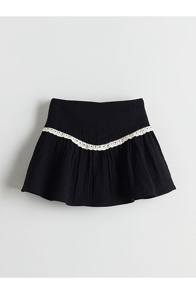 LC Waikiki Fustă fetiță plisată cu talie elastică LCW Kids