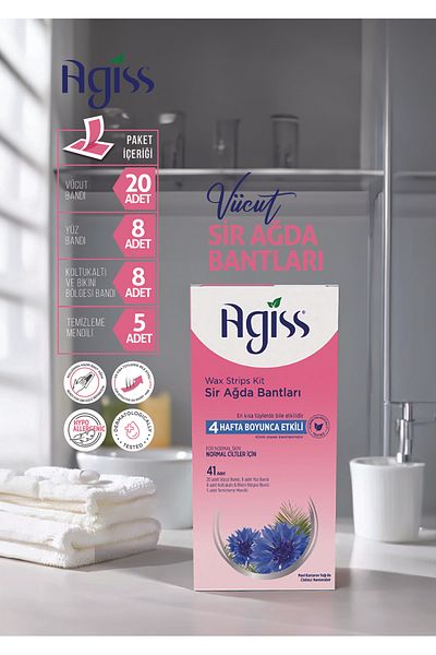 AGISS 41 Waxing Strips - 6 Normal Skin