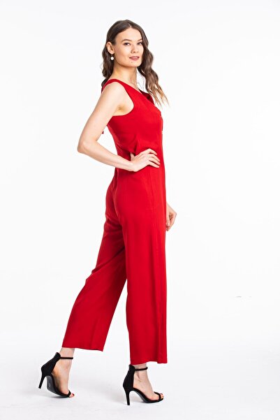 Pitti Women's Red Jumpsuit 40205