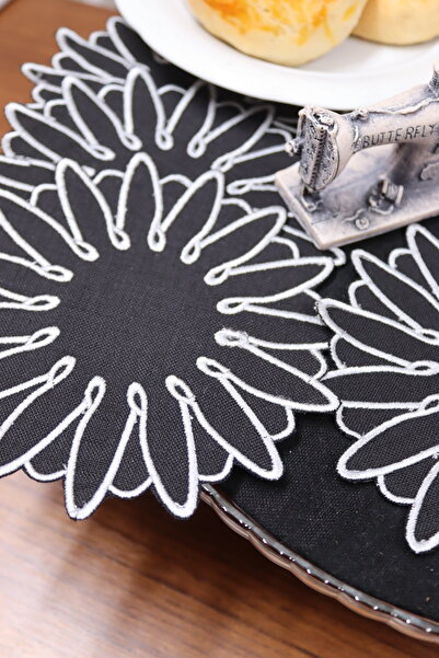 vipceyiz 3 Συσκευασία Μαύρη Παντρική Χαρτοπετσέτα Καφέ με Μοτίβο Ηλίανθου