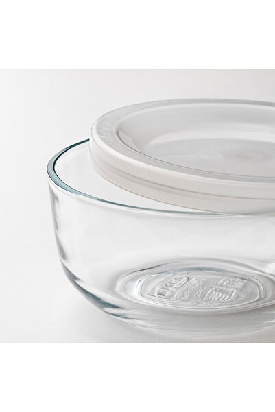 erorex Food container with lid, set of 3, glass