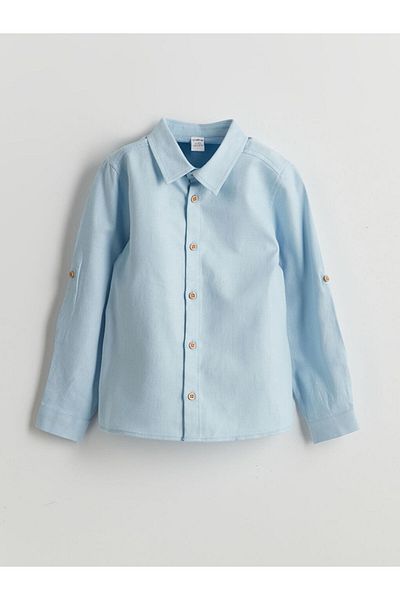 LC Waikiki Long Sleeve Basic Boy's Shirt