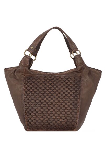 Greenland Nature Femi & Nine Schultertasche Leder 38 cm