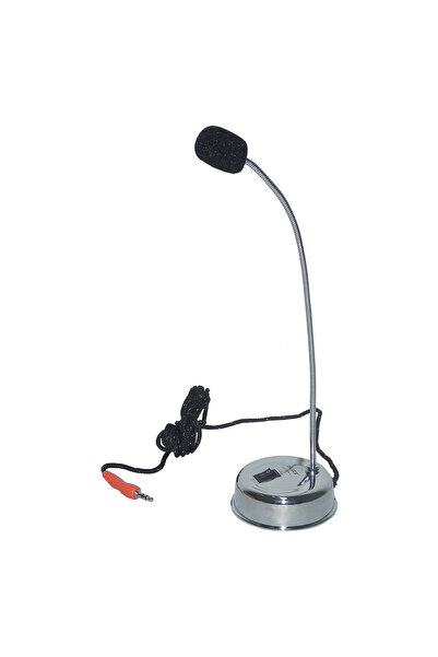 Nettech Edg-016 Plastic Table Type Microphone - Gray