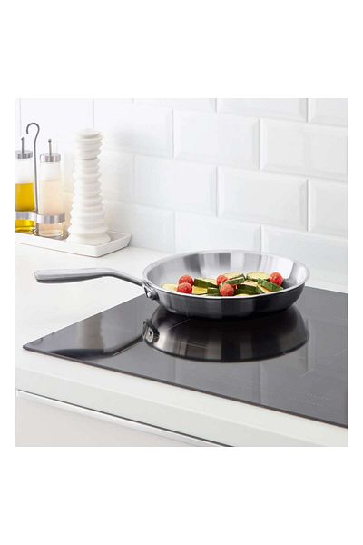 erorex Frying pan, stainless steel/grey, 28 cm