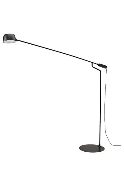 erorex LED floor lamp, dimmable black